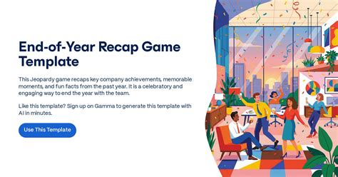 End-of-Year Recap Game Template