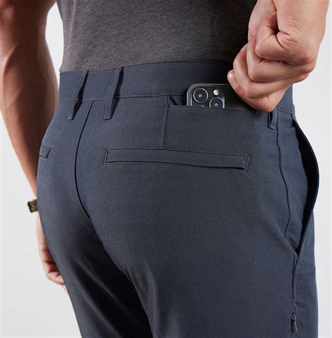 Envoy Lightweight Travel Pant in Blue Grey | Bluffworks