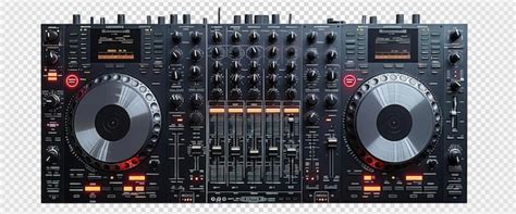 Turntable instruments isolated on transparent background dj instrument ...