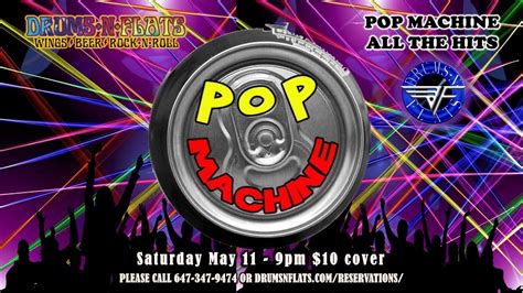 Pop Machine Poppin Out All the Hits at Drums N Flats, Drums N Flats ...
