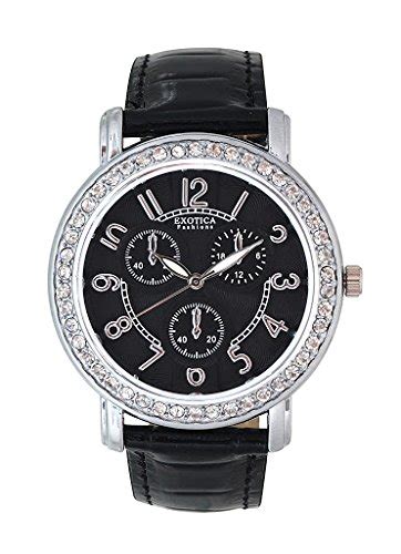 Exotica Fashions Analogue Black Dial Women's Watch -New EF-70-Crono ...