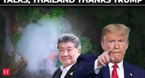 Thailand thanks Trump, agrees 'in principle' to ceasefire as Cambodia ...