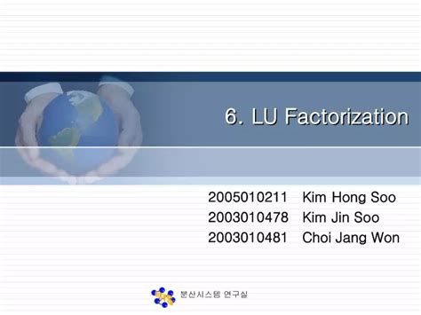 Image result for LU Factorization Robotics