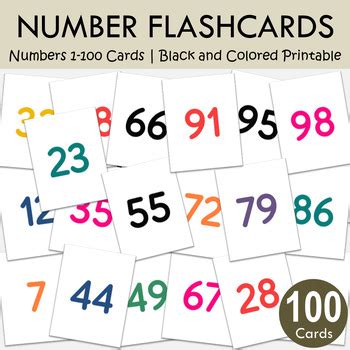 Numbers Flash Cards 的图像结果