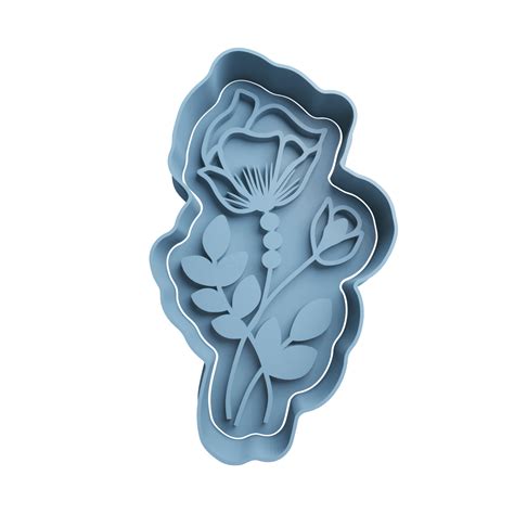 Flowers Cookie Cutter STL - STL Cookie Cutters – Over 35,000 Designs To ...