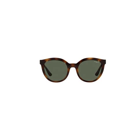 Buy Vogue Eyewear Women UV Protected Green Lens Oval Sunglasses ...