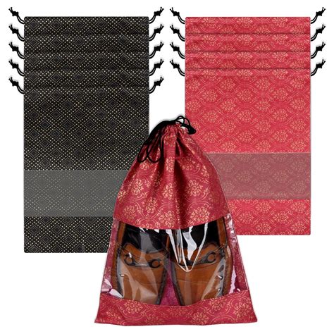 Kuber Industries Shoe Bags | Shoe Bags for Travel | Drawstring Shoe ...