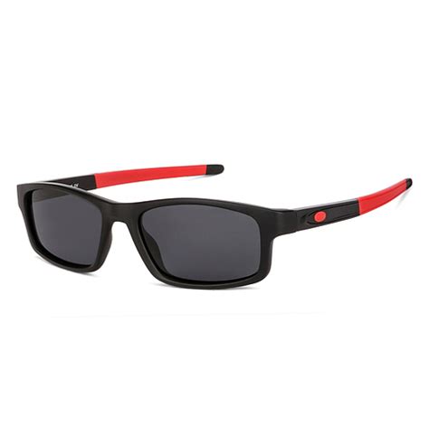 Buy Matte Black Red Grey Solid Full Rim Rectangle Square Vincent Chase ...