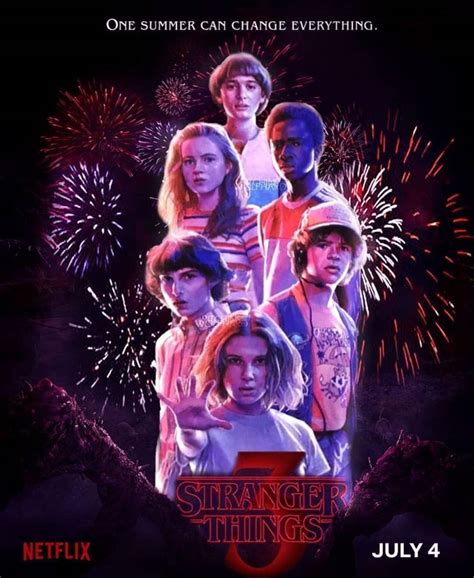 Download Stranger Things 3 Fan Art Poster Wallpaper | Wallpapers.com