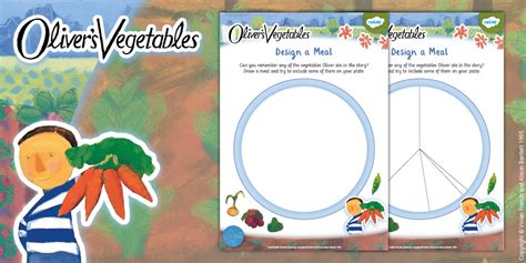 FREE! - Oliver's Vegetables: Design a Meal (teacher made)