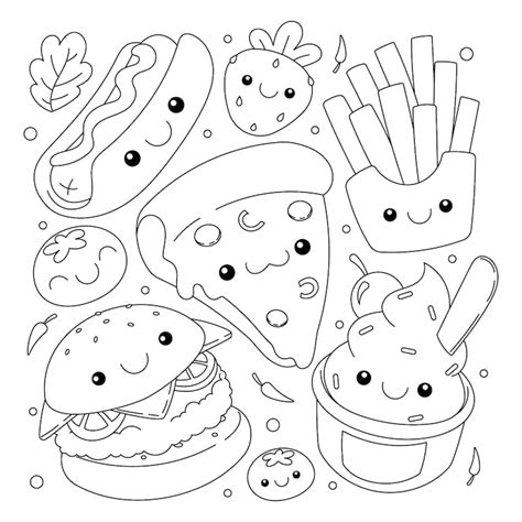 Cute drawings black white Images - Free Download on Freepik