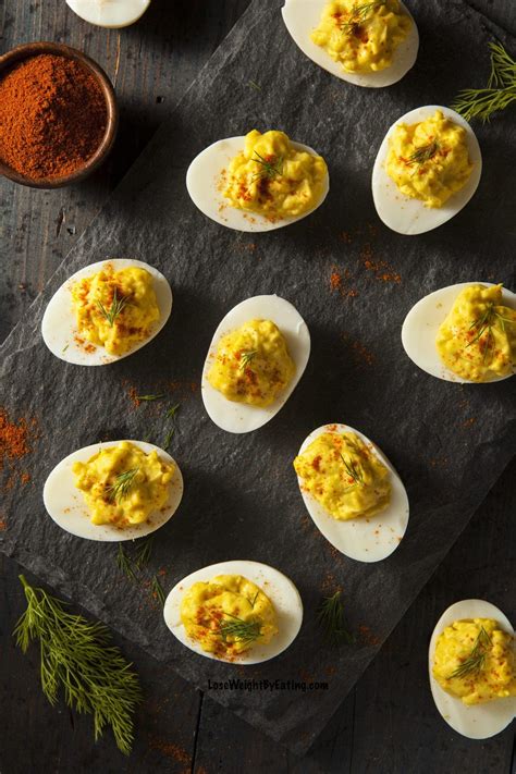 Low Calorie Deviled Eggs - Lose Weight By Eating