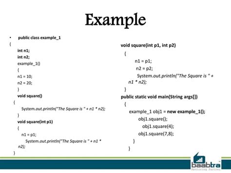 Image result for Java Program for Simple Constructor Overloading