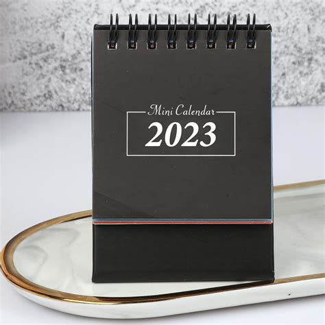 Buy மினி ஸ்மால் டெஸ்க் நாட்காட்டி 2023, ஸ்டாண்டிங் ஃபிளிப் காலெண்டர் ...
