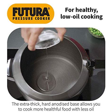Futura Hawkins 3-Litre Hard Anodized Induction Compatible Pressure ...