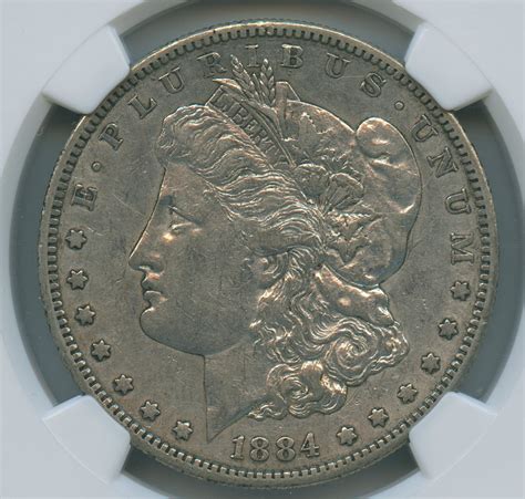 1884-S Morgan Silver Dollar – NGC XF45 – Red Lock Coin