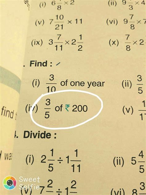 3 by 5 of rupees 200 - Brainly.in