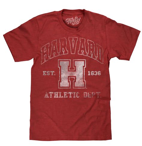 Harvard Athletic Department T-Shirt - Crimson – Tee Luv