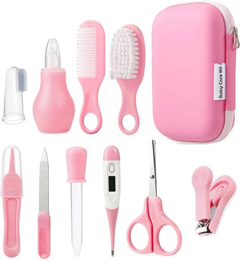 PandaEar Baby Healthcare and Grooming Kit, Baby Safety Set Baby Comb ...