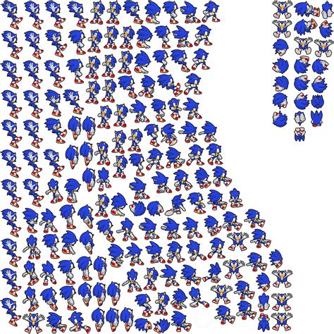 Classic Sonic The Hedgehog Sprites