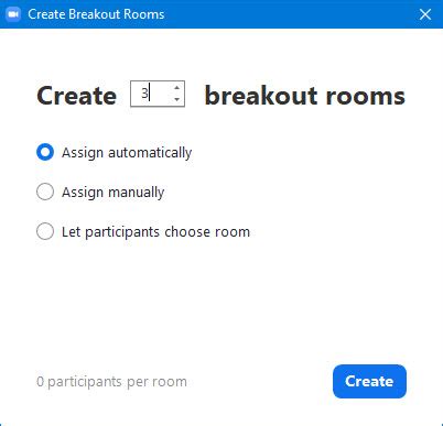 Tips for Zoom Breakout Rooms – Lessons Learned