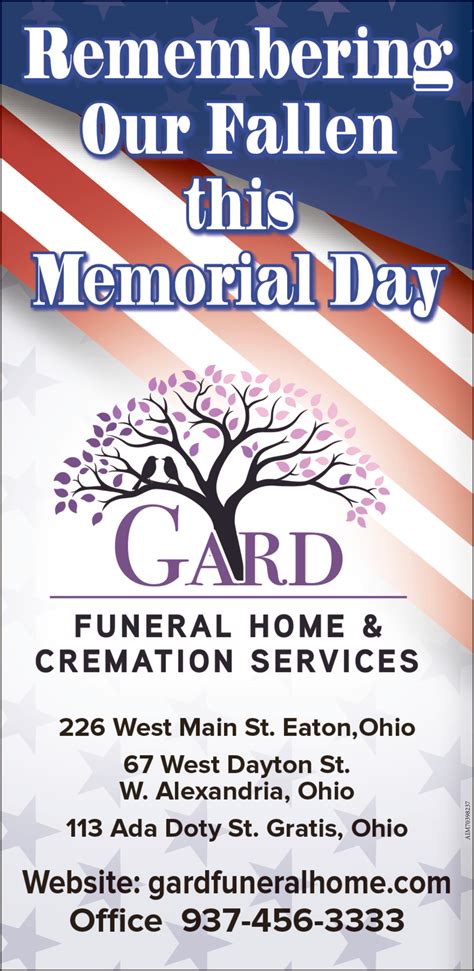 Funeral Home, Gard Funeral Home, Gratis, OH