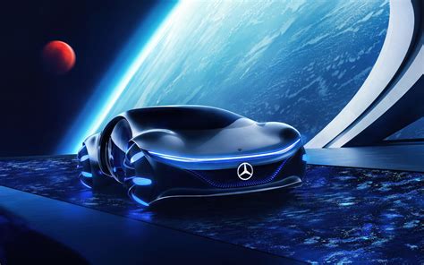 Mercedes-Benz VISION AVTR Wallpaper 4K, Outer space, 5K
