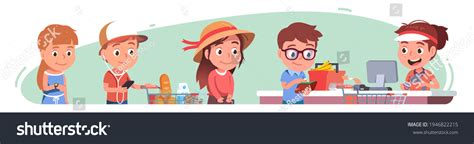 Kids Buy Food Cartoon 的图像结果