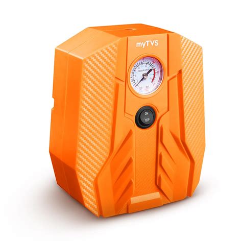 myTVS Car Tyre Inflator | 100 Psi, 12V DC | Air Pump for Car tyre ...