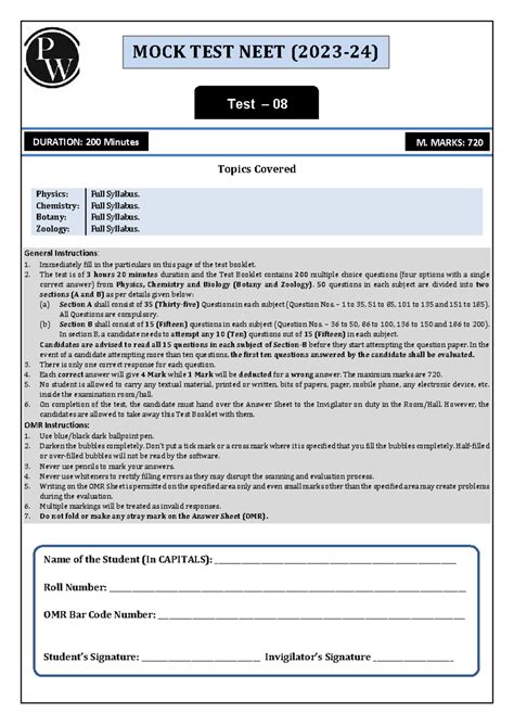 661a97930369280018578255 ## Mock Test-02 Full Syllabus-NEET (2023-24 ...