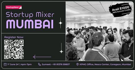 Startup Mixer @Mumbai Tickets, KPMG Office, Mumbai, 1 June 2024 ...