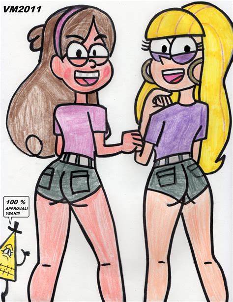 Hot pants Mabel and Pacifica by VectorMagnus2011 on DeviantArt