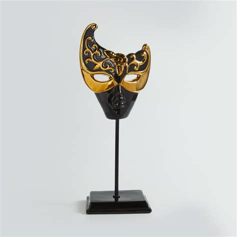 Buy Vitara Ceramic Mask Table Accent from Home Centre at just INR 1499.0