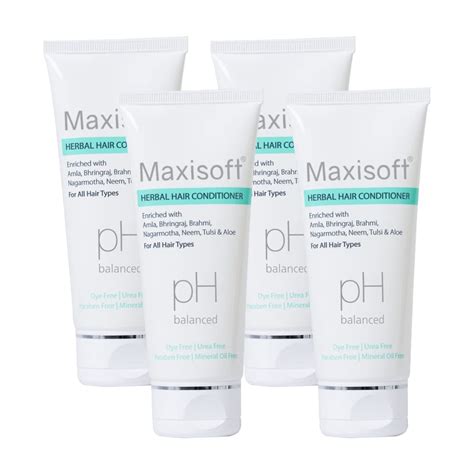 Buy Maxisoft Herbal Hair Conditioner 100 ml | With Aloe, Amla, Basil ...