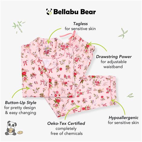 Bows & Blooms Bamboo Women's Pajama Set – Soft, Cozy & Eco-Friendly ...