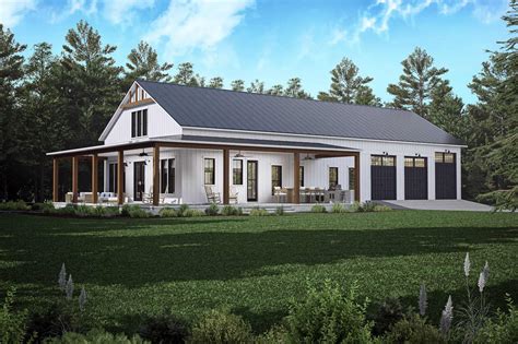 Barndominium House Plan - 4 Bedrms, 3 Baths - 2500 Sq Ft - #142-1491
