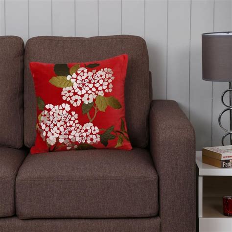 Buy Matrix Heligan Embellished Cushion Cover-40x40cm from Home Centre ...