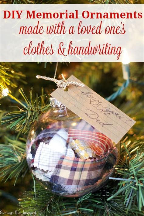 diy christmas memorial ornaments