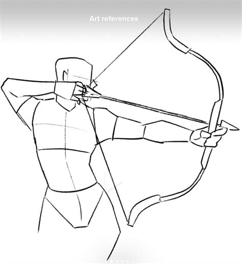 Art pose (not mine) | Art poses, Drawing reference poses, Bow pose