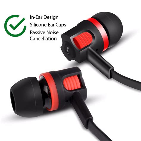 pTron HBE Melo Stereo Sound 3.5mm Audio Jack Wired Earphones with Mic ...