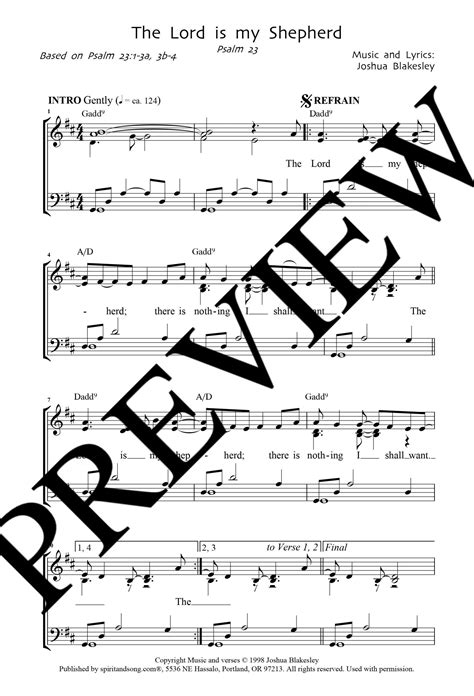 The Lord is My Shepherd | Willow Publishing