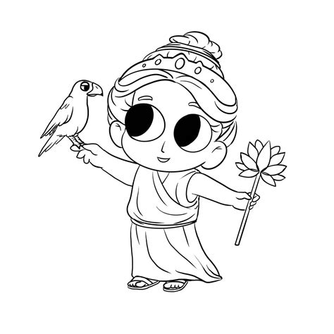 How To Draw Hera The Greek Goddess Step By Step