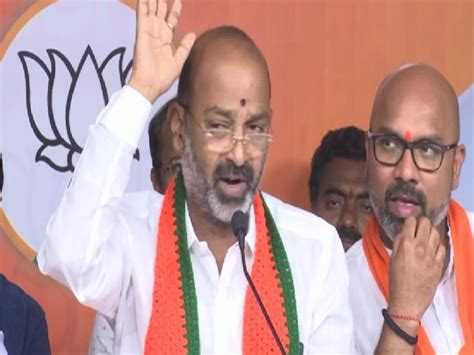 Only BJP has guts to face TRS, says Bandi Sanjay