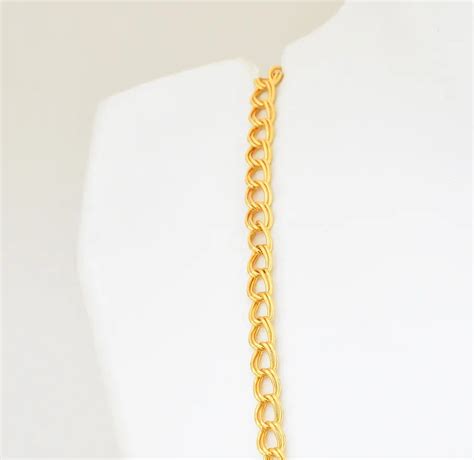 Medium Big Double Curb Link Chain 24 Inches - X031134 – Diya Designer ...