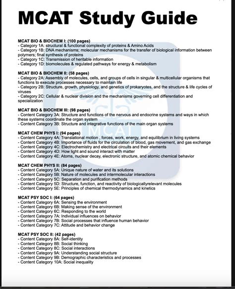 Image result for MCAT Study Guide