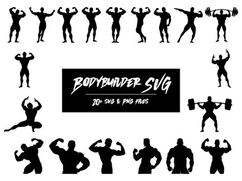 Buy Gym SVG, Bodybuilder SVG, Muscles SVG, Workout Svg, Bodybuilder ...