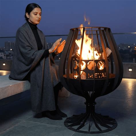 Buy Outdoor & Indoor Fire Pit Online In India – Metalit