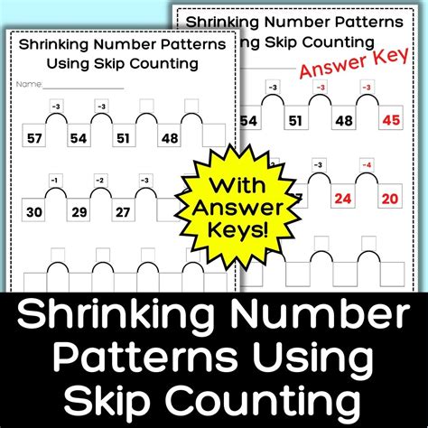 Image result for Number Pattern Sheets