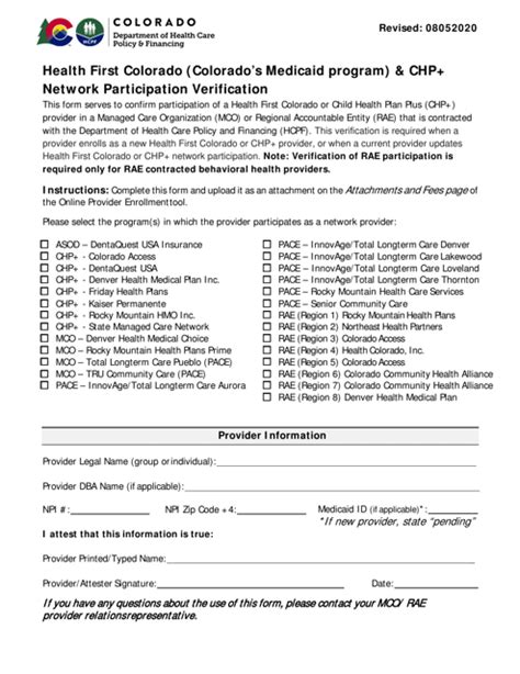 Colorado Health First Colorado (Colorado's Medicaid Program) & Chp+ ...