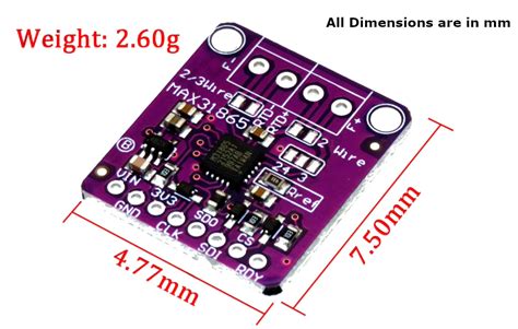 Probots MAX31865 PT100-PT1000 RTD Platinum Resistance Temperature ...